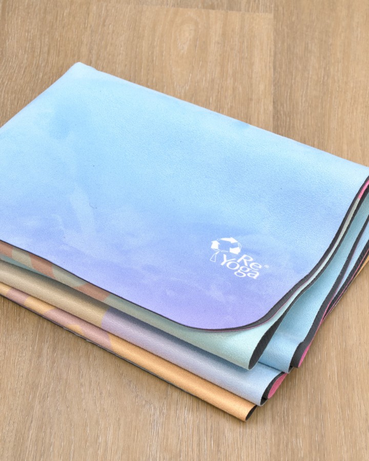 ENERGY TRAVEL 1,5mm - Foldable microfiber Yoga mat for Dynamic Yoga