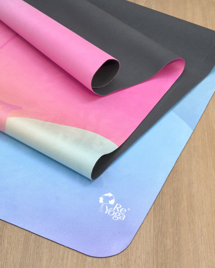 ENERGY TRAVEL 1,5mm - Foldable microfiber Yoga mat for Dynamic Yoga
