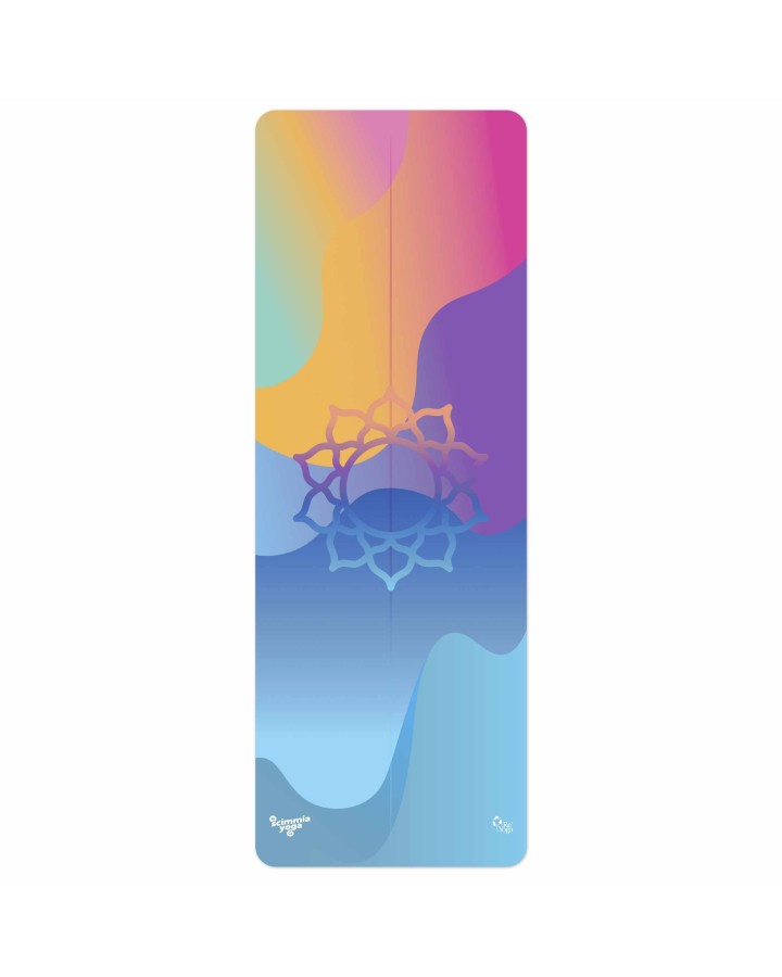 ENERGY TRAVEL 1,5mm - Faltbare Mikrofaser-Yogamatte für dynamisches Yoga