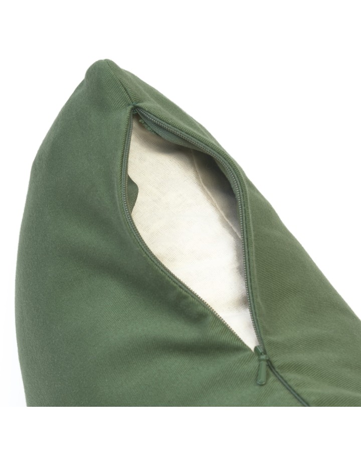 ReMOON - Removable-cover crescent yoga cushion in cotton and spelt husk