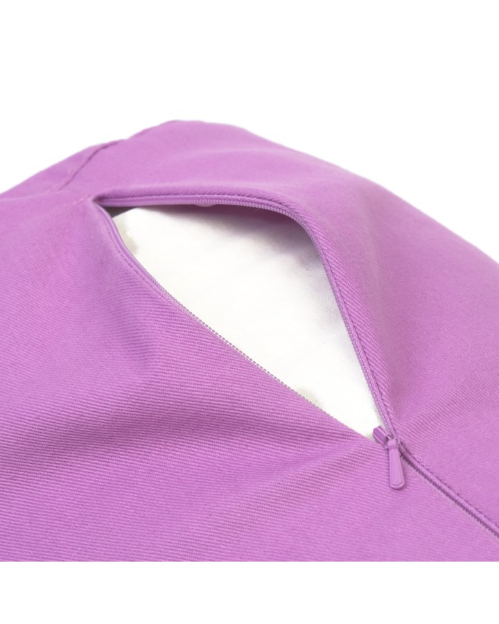 ReBOLSTER - Cylindrical yoga bolster in cotton and spelt husk, with removable cover